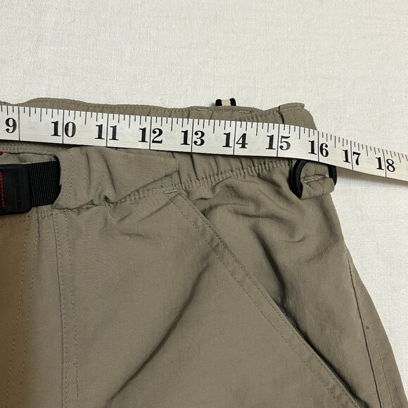 The North Face Men’s Convertible Hiking Pants Sz M Khaki Zip-Off Cargo Outdoor - Picture 8 of 11